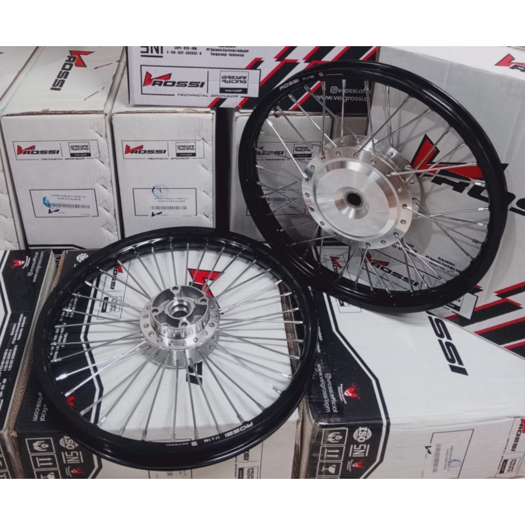 VELG/PELAK SET JARI JARI V ROSSI RING 17 PNP VARIO 125 VARIO 150 BEAT KARBU BEAT FI SCOOPY KARBU SCO