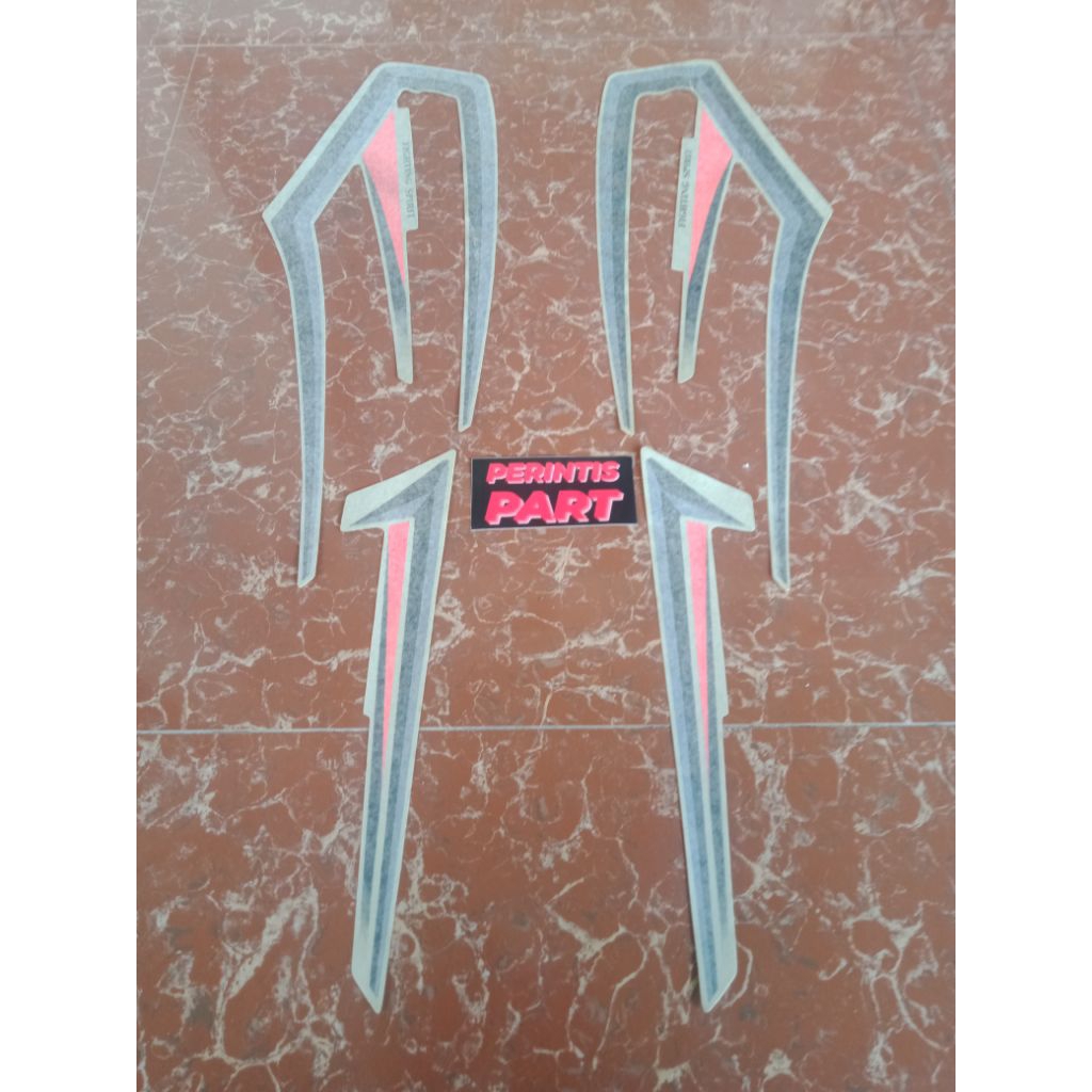 Striping stiker lis list rx king 2001 original silver