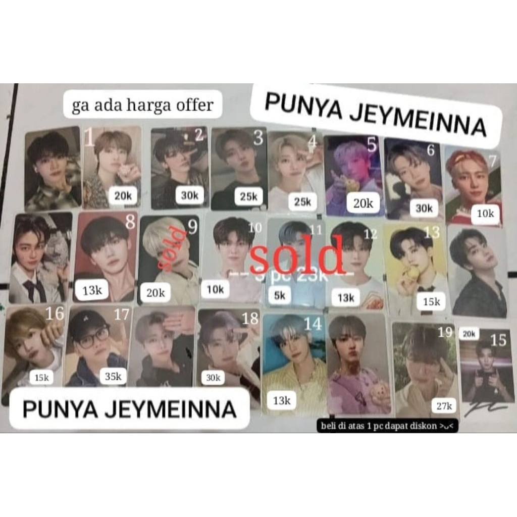 ‼️WTS‼️PHOTOCARD OFFICIAL NCT DREAM wts photocard official resmi nct dream official 100% photocard n