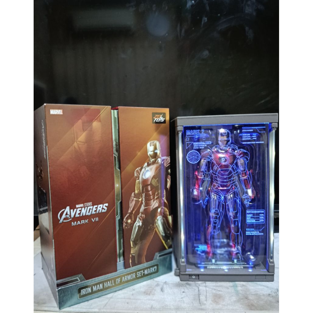 Preloved Koleksi Action Figure Iron Man Mark 7 Scale 1/10
