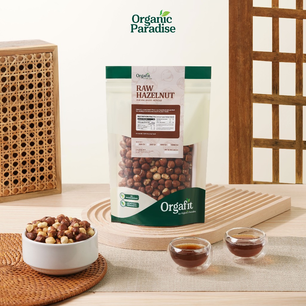 Raw Hazelnut 1 Kg / Kacang Hazelnut Mentah 1 Kg