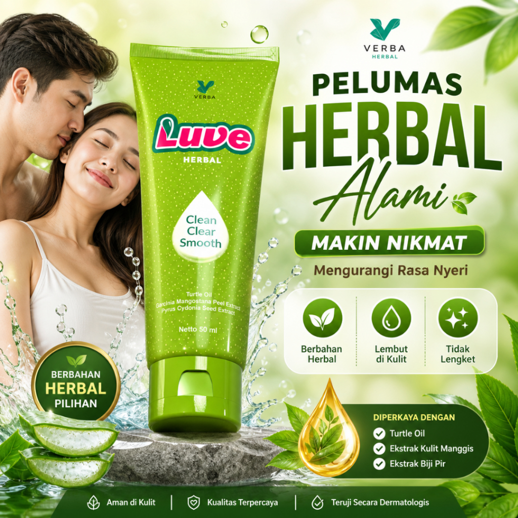 VERBA Luve Gel Pelumas Otot Tegang Minyak Pijat Losen 50 ml