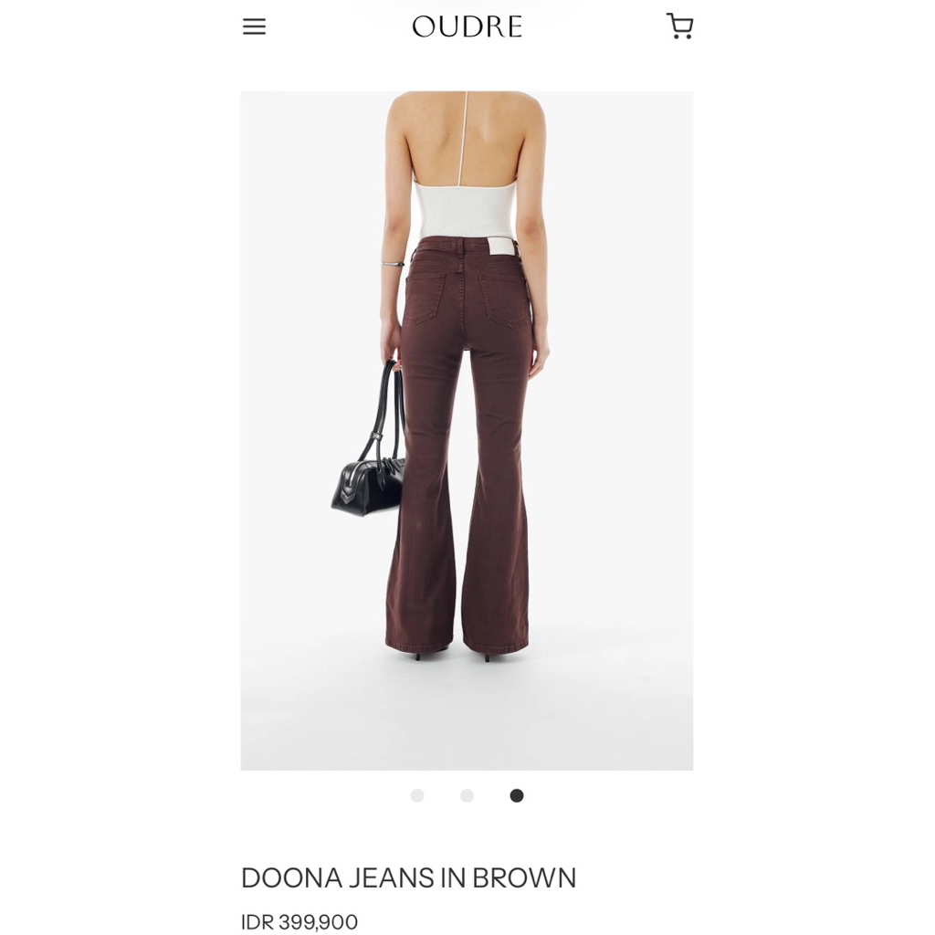 Oudre Doona Jeans in Brown size S