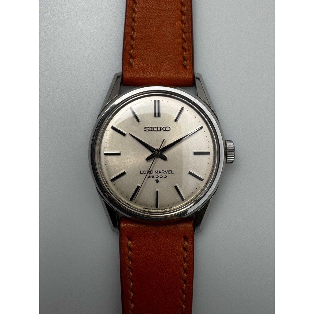 Overhauled Vintage June 1969 Seiko Lord Marvel 5740-8000 36000 hi-beat manual winding