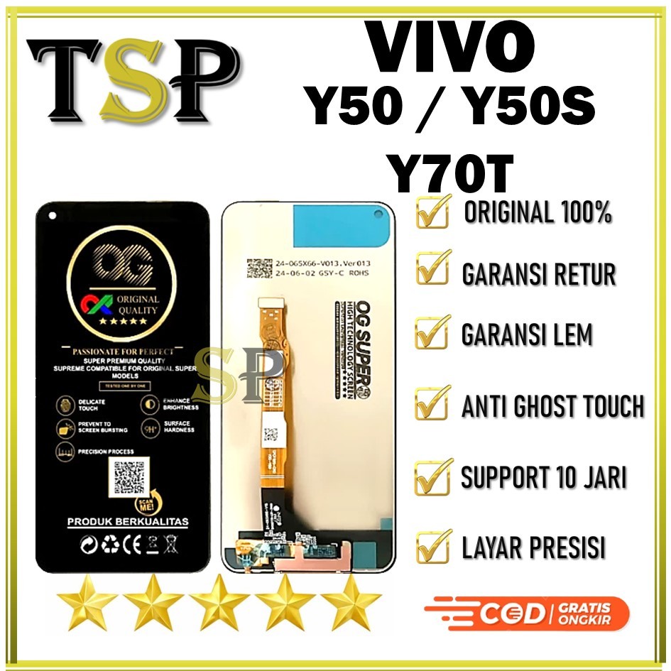 LCD TOUCHSCREEN VIVO Y50 / Y50S / Y70T ORIGINAL HIGH QUALITY