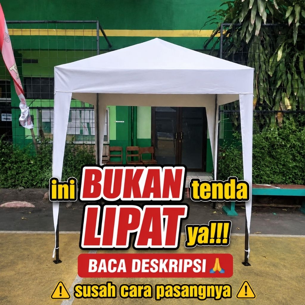 tenda cafe 2x2 stand bazar PKL peneduh murah