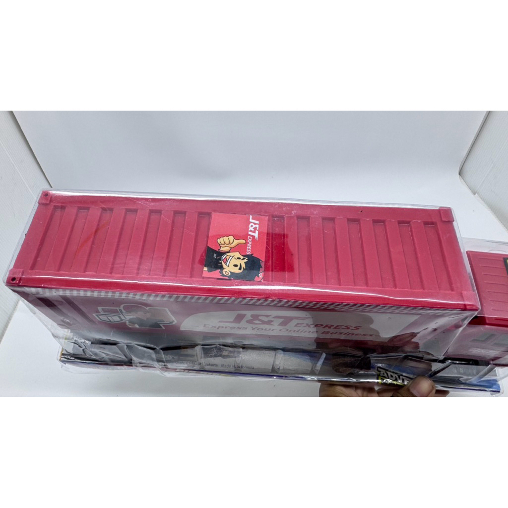 MAINAN TRUK J&T EKSPEDISI MINIATUR MOBIL BOX ANAK