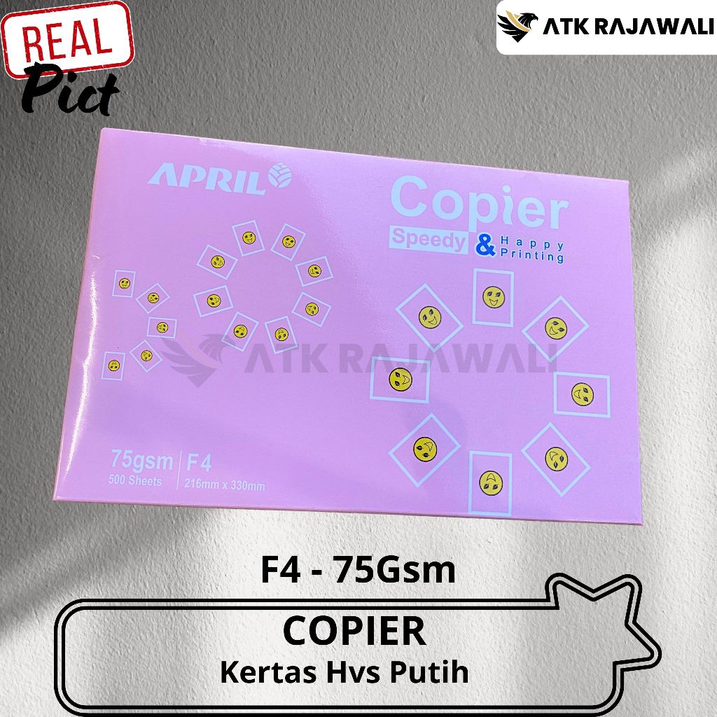 Kertas HVS F4 Copier / HVS F4 Copier 75Gr / 50 Lembar,150 Lembar,250 Lembar,&1 Rim(500 Lembar)