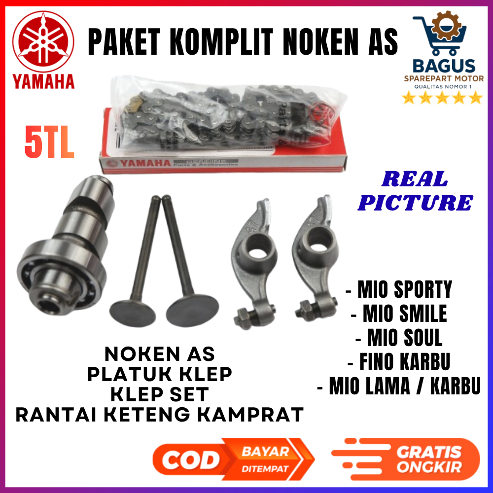noken as mio sporty - noken as mio smile Paket komplit 5TL Part motor