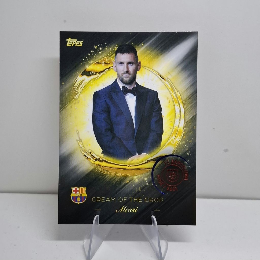 Kartu Bola Topps Barcelona 125th Lionel Messi