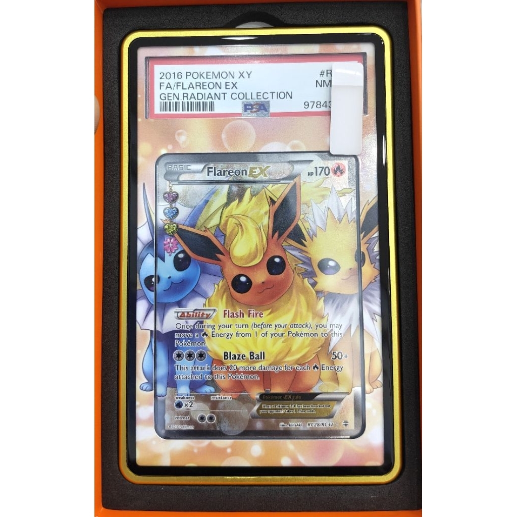 Flareon Ex #RC28 Pokemon Generations EN PSA 8