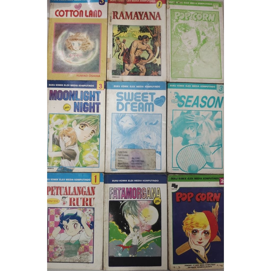 KOMIK CAMPUR JUDUL ETALASE BEKAS ORIGINAL