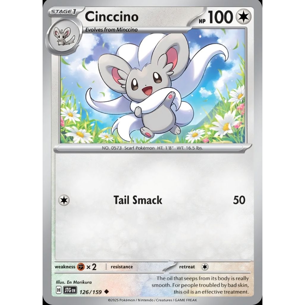 Tcg Pokemon Cinccino JTG Eng