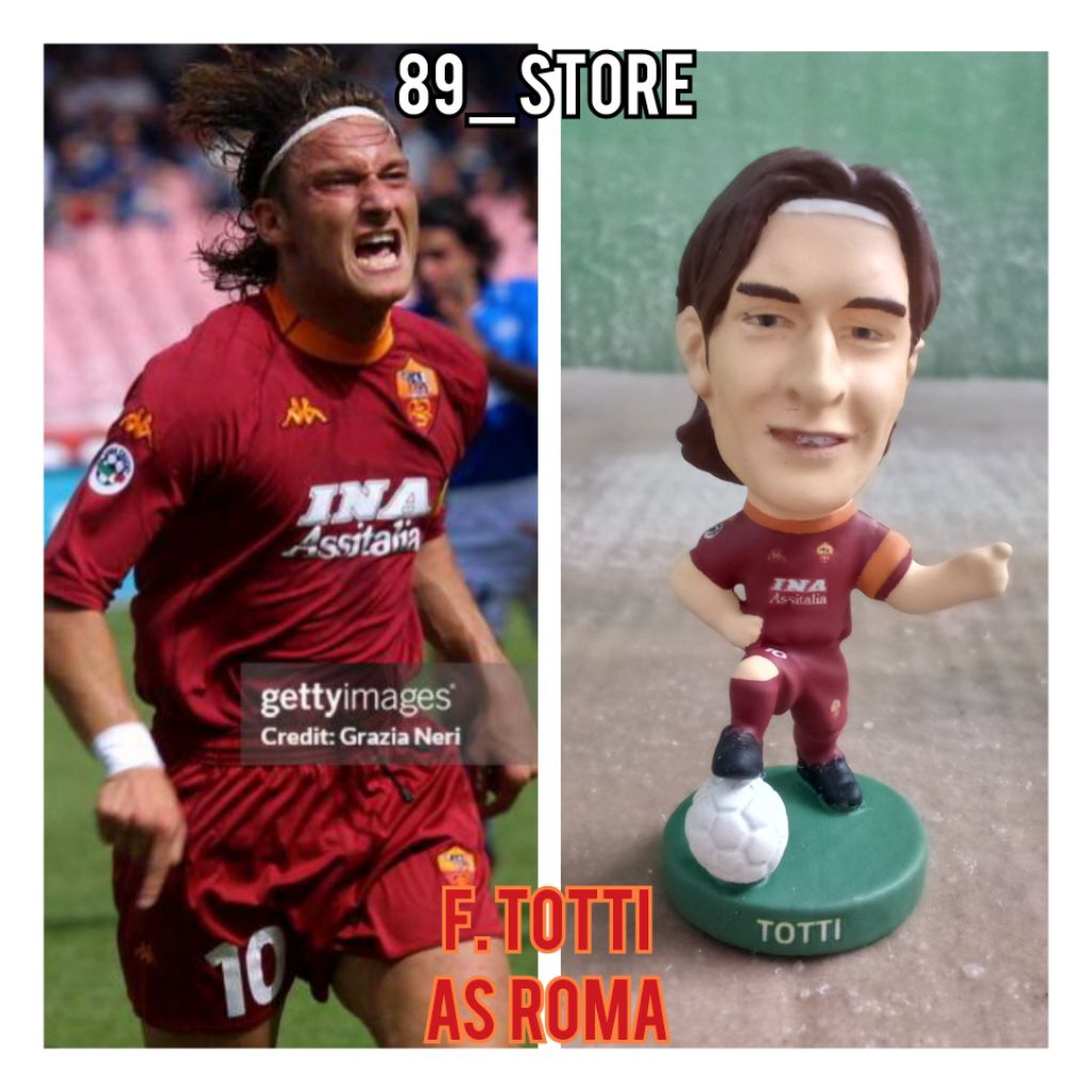 Figure Soccer Custom Repaint Francesco Totti AS Roma