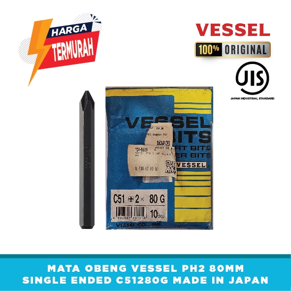 MATA OBENG KETOK VESSEL PH 2 80MM  MADE IN JAPAN