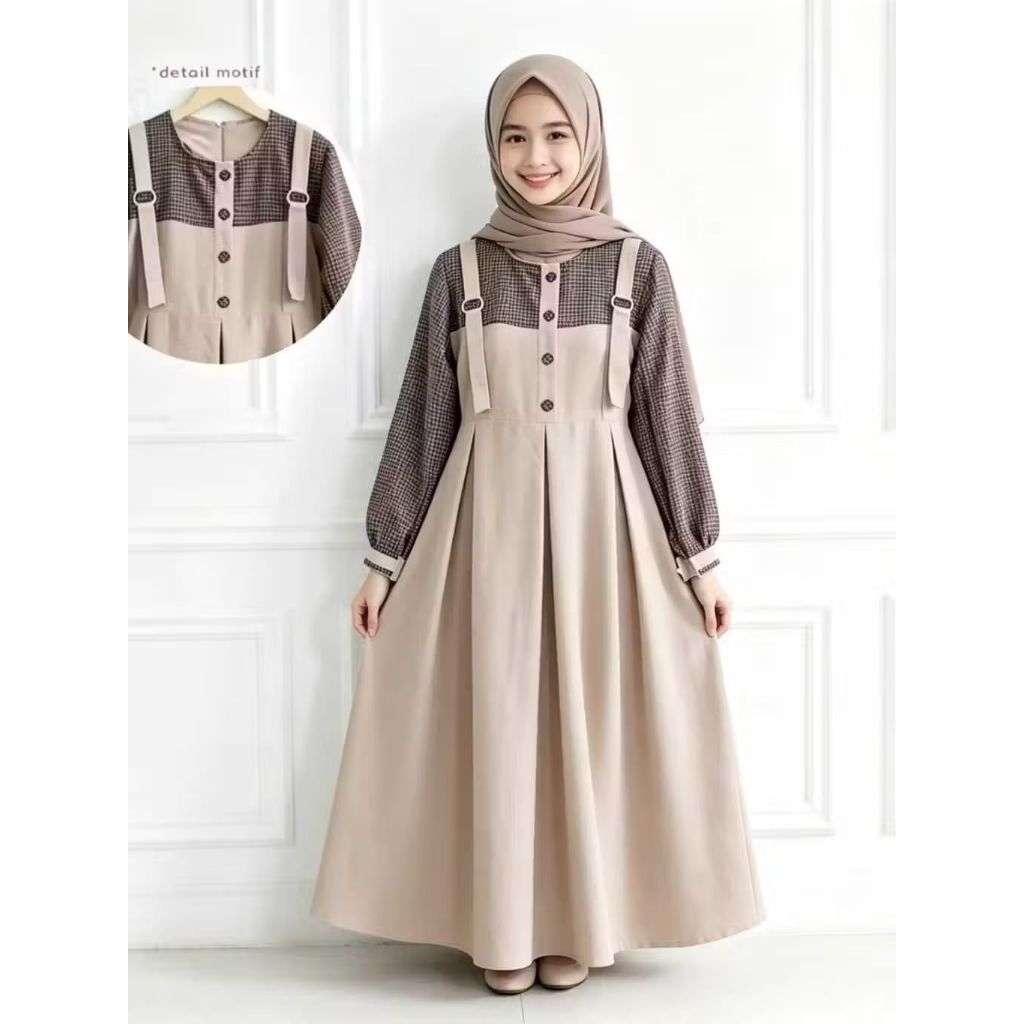 GAMIS ANAK TANGGUNG USIA 7-15 TAHUN GROSIR TERMURAH BAHAN CRINCLE AIRFLOW MIX KATUN KOTAK