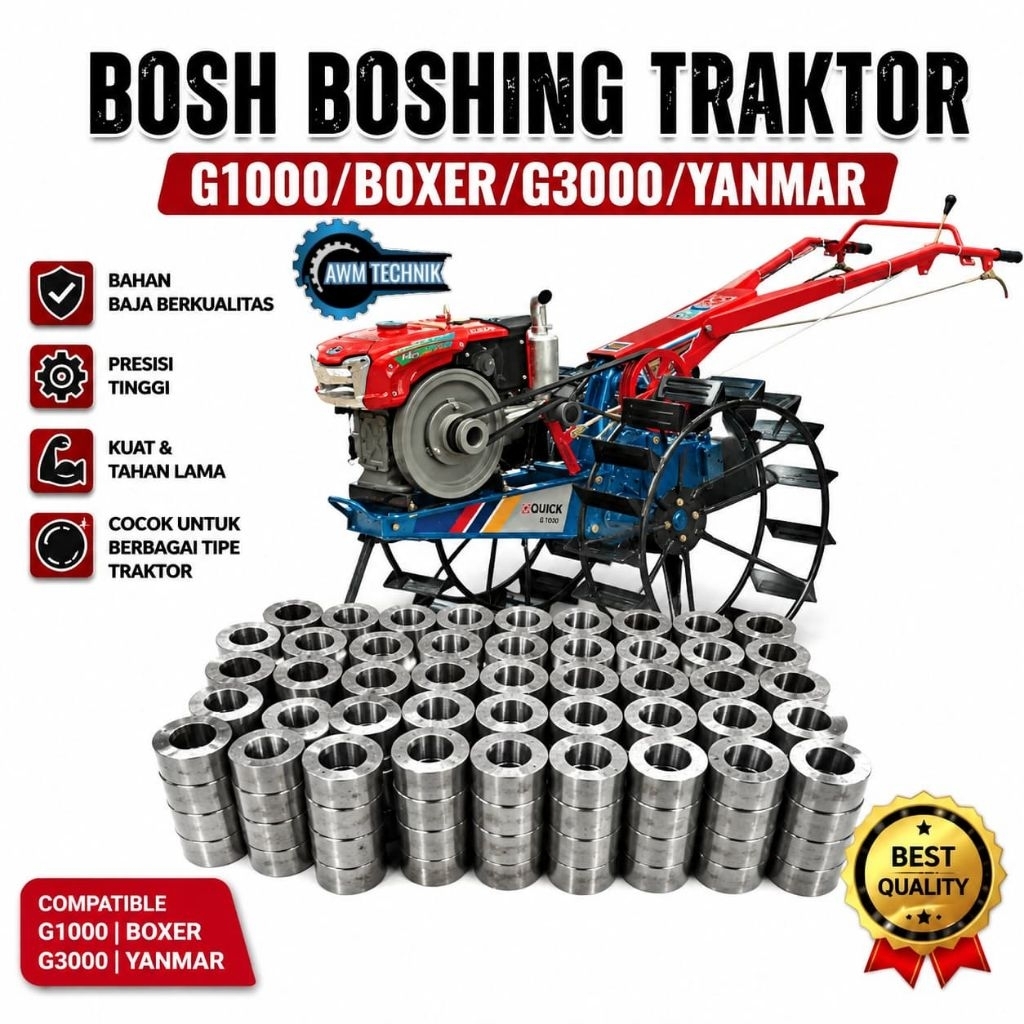 Termurah Dan Terbaik Bosh Bushing Traktor G1000/G1000 Bokser/G3000 Bokser/Yanmar