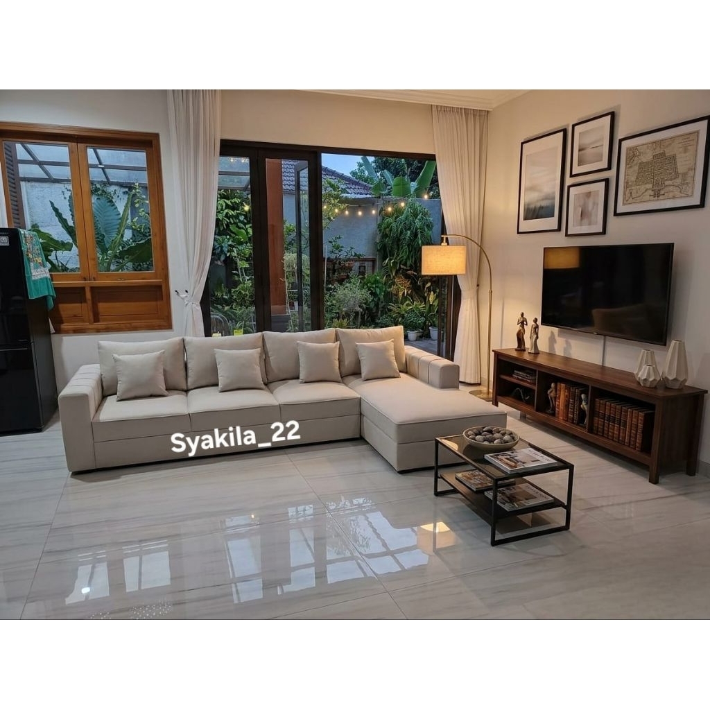 Sofa Ruang Tamu / Sofa  L Santai / Sofa Sudut L