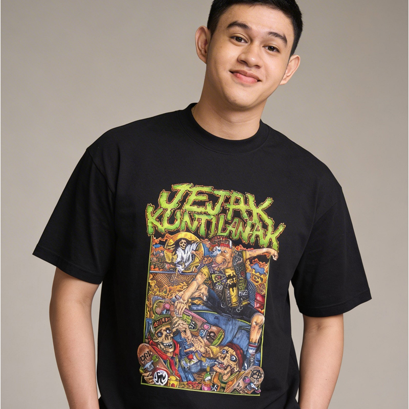 Jejak Kuntilanak TSHIRT 100% COTTON ||| Kaos Casual Bahan Katun Premium Kombed 30s ||| Ready STOCK |