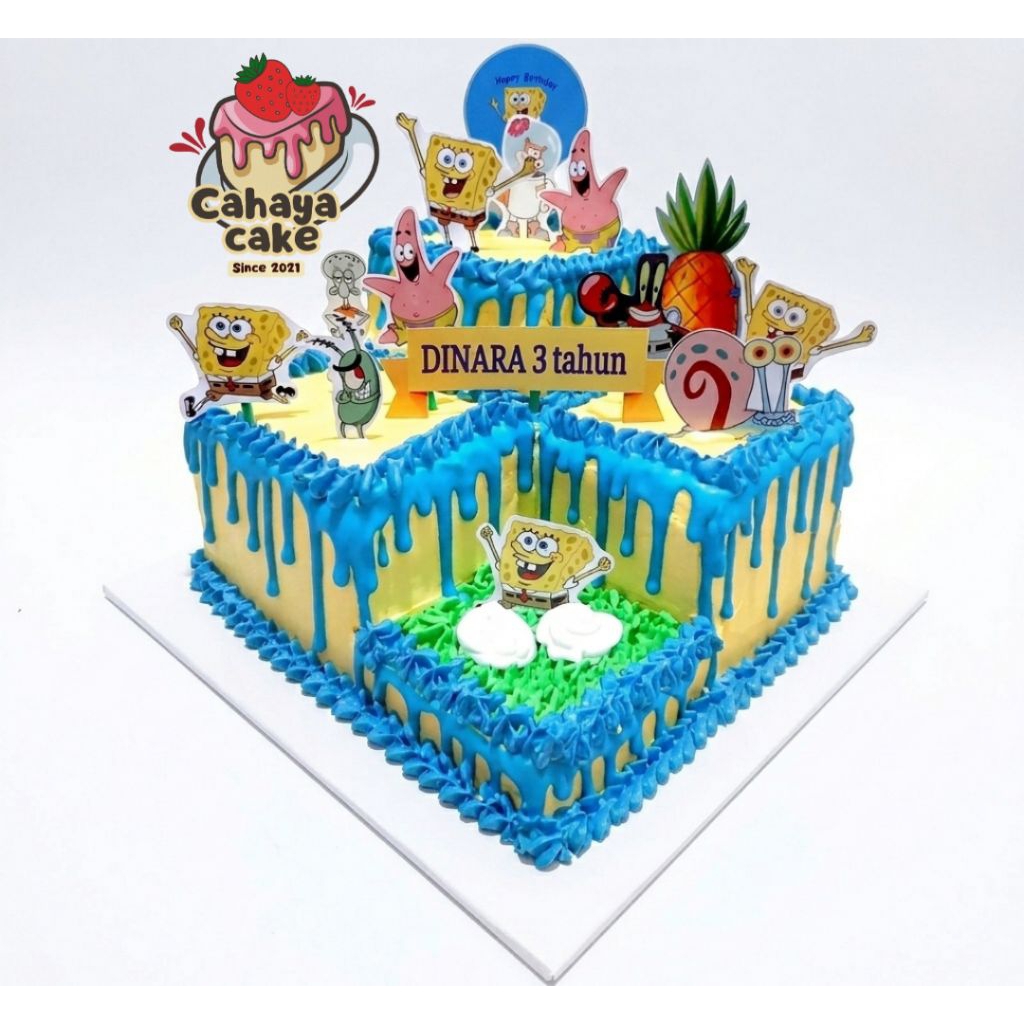 Kue Ulang Tahun Anak / Kue Ulang Tahun Karakter / Kue Ulang Tahun Tingkat Sudut