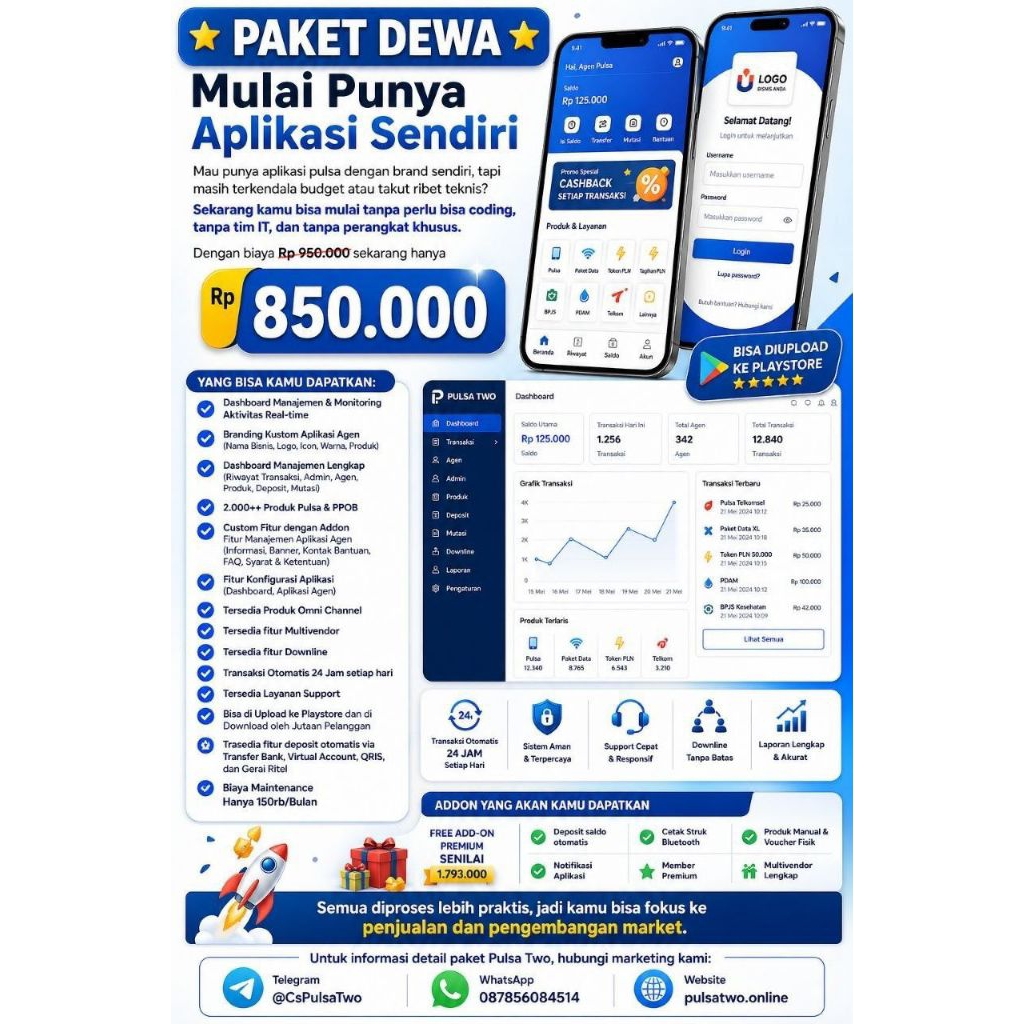 BUAT APLIKASI PPOB SENDIRI