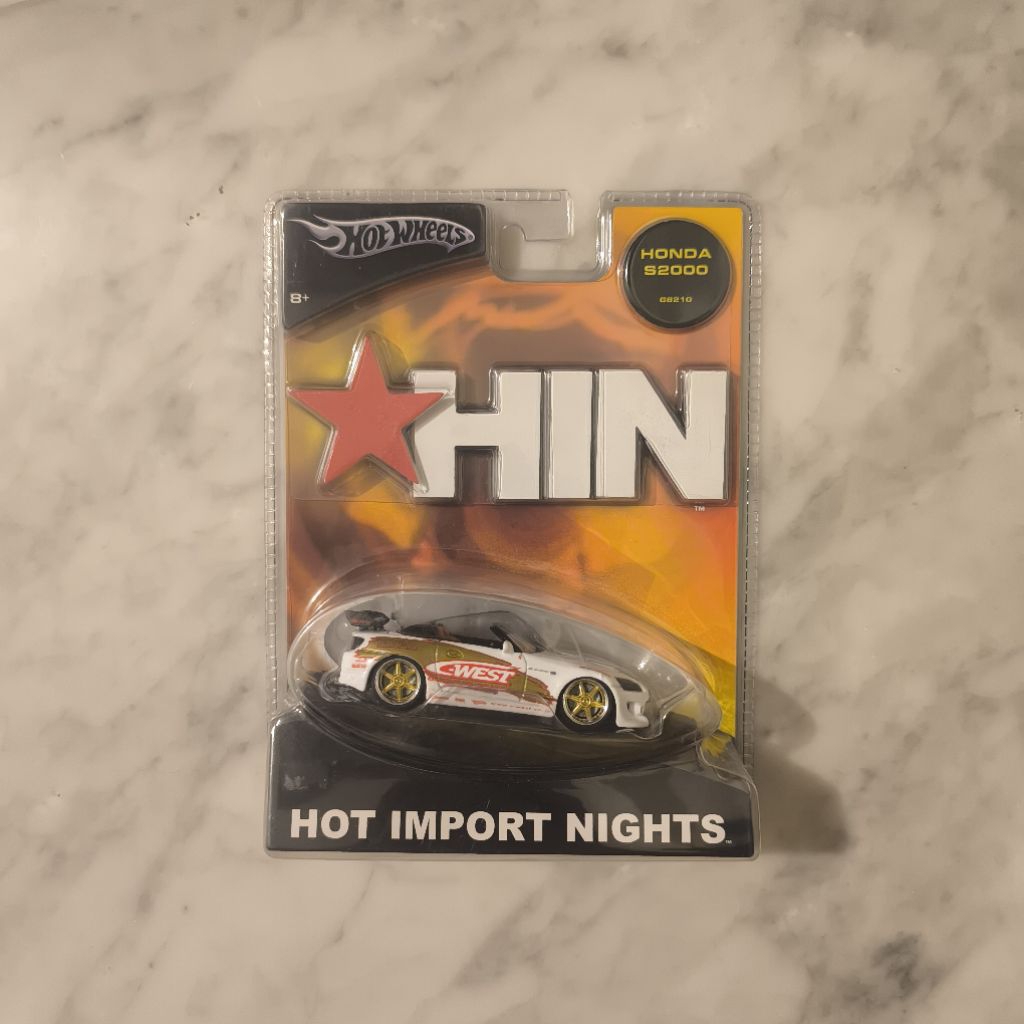 HOTWHEELS HIN HOT IMPORT NIGHTS HONDA S2000 - WHITE