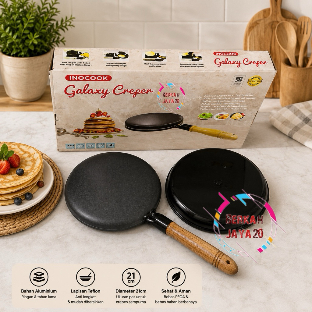 Galaxy creper pan/ Cetakan kulit lumpia / Teflon kulit Risol