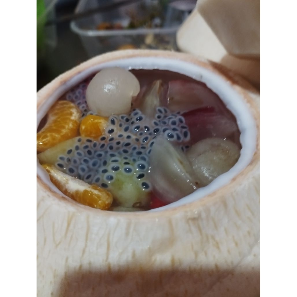kelapa muda jelly mix buah