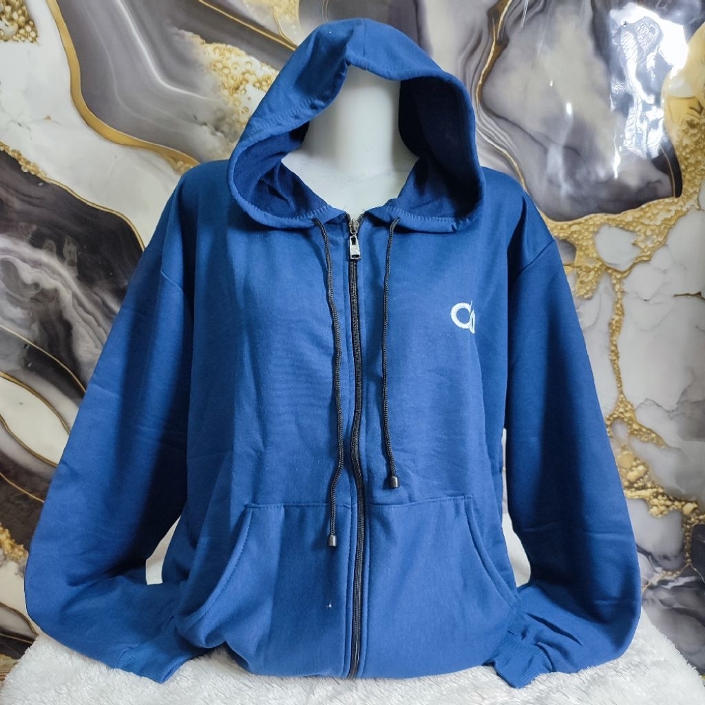 Jaket premium wanita bahan kaos import bordir
