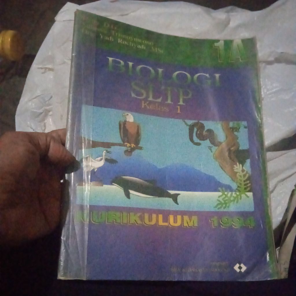 buku Biologi SLTP 1A, kelas 1 kurikulum 1994, buku original jadul