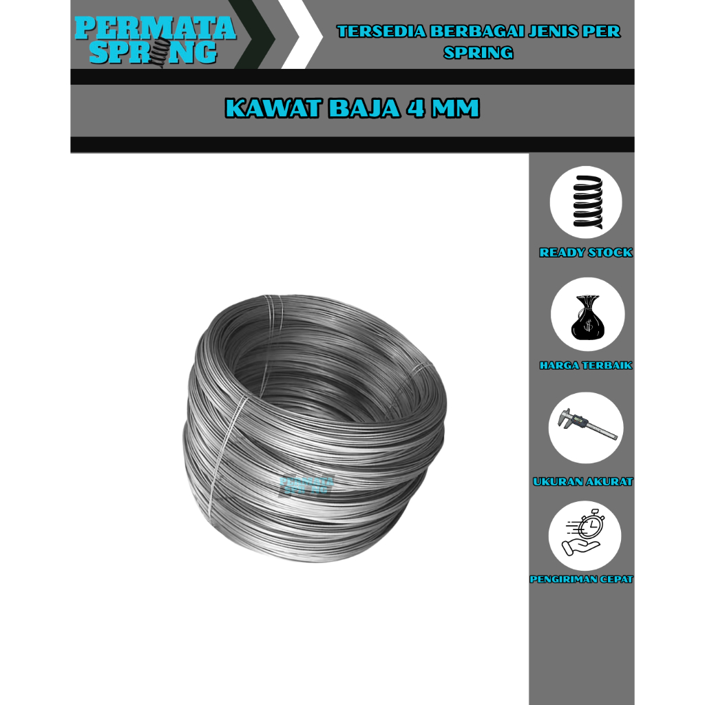 KAWAT BAJA 4 MM