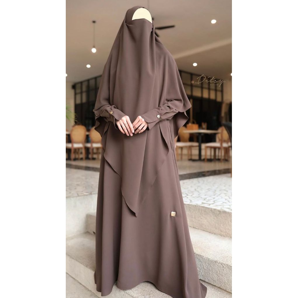 Ditsy Moslem Ditsy official (PRELOVED SATU SET)