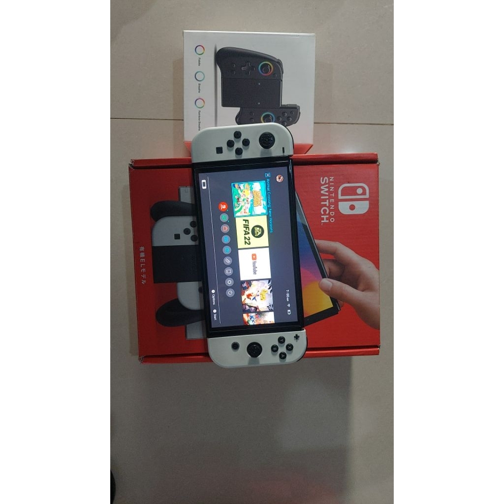 Nintendo switch OLED OFW White Fullset