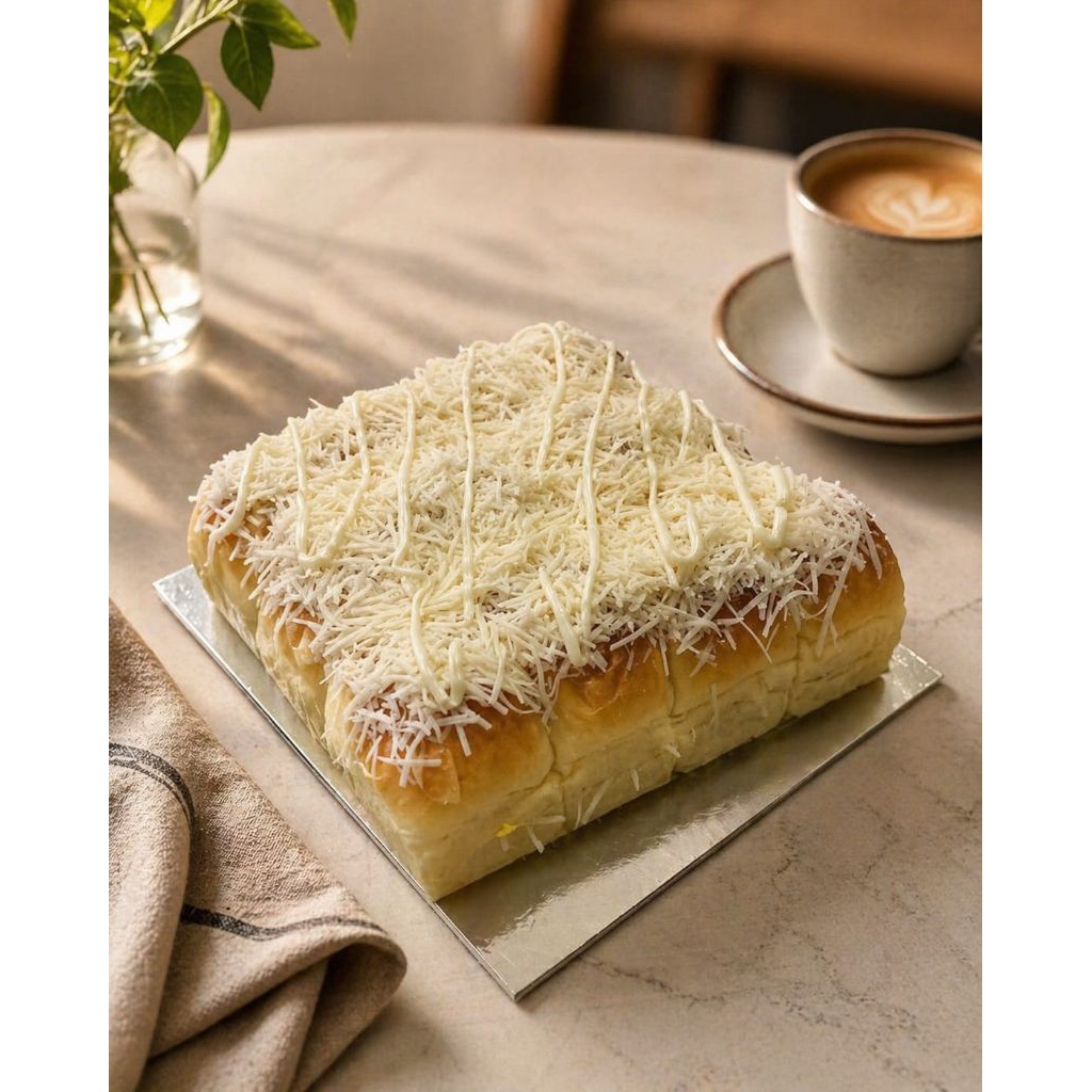 Bagena Bakery Roti Jadul Sobek Keju Premium Lembut Fresh | Keju Melimpah Tengah & Topping | Halal