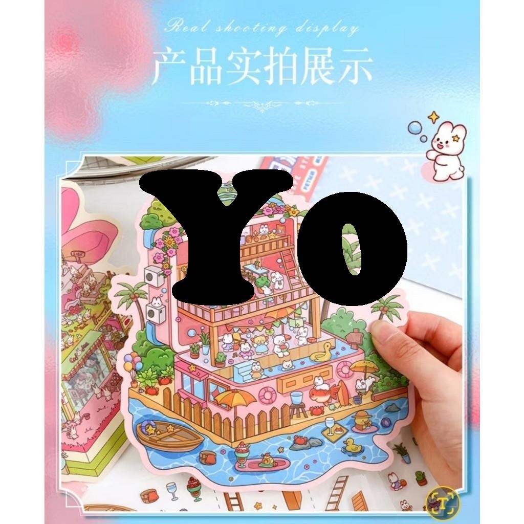 SPARROW Sticker DIY MINI / Sticker 3D MINI / Premium Sticker MINI / High Quality Sticker MINI / 3D D