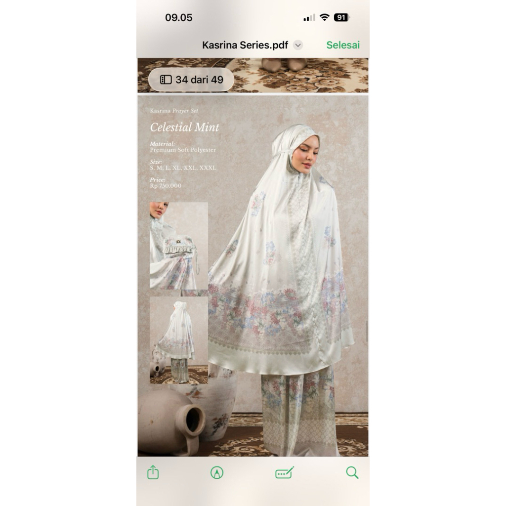 KASRINA PRAYER SET BY WEARING KLAMBY JASTIP STORE