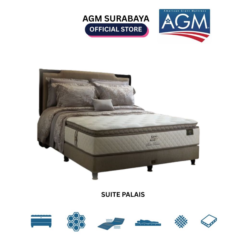 MATTRESS | KASUR KING KOIL Original Type SUITE PALAIS, 35CM, Medium, KINGKOIL Hotel Collection