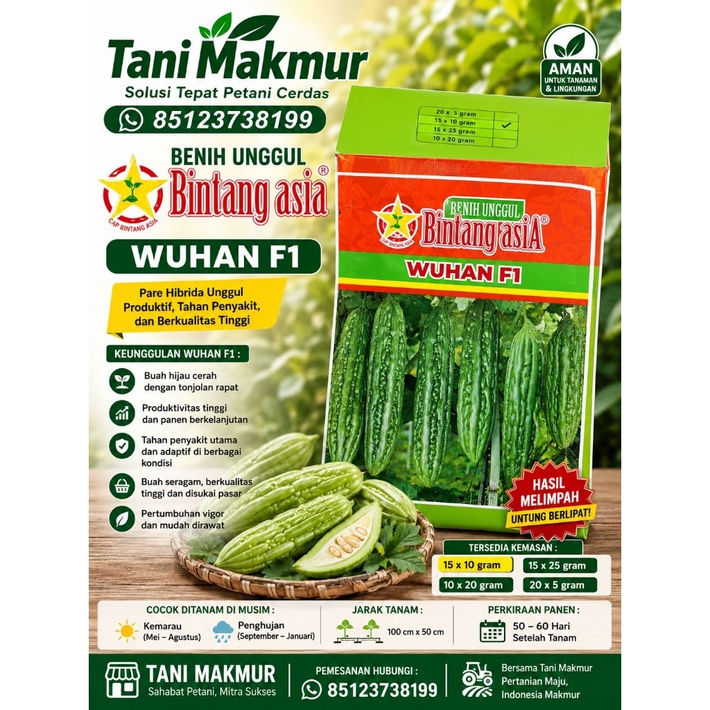 BENIH PARE WUHAN F1 10GR ORIGINAL 100%