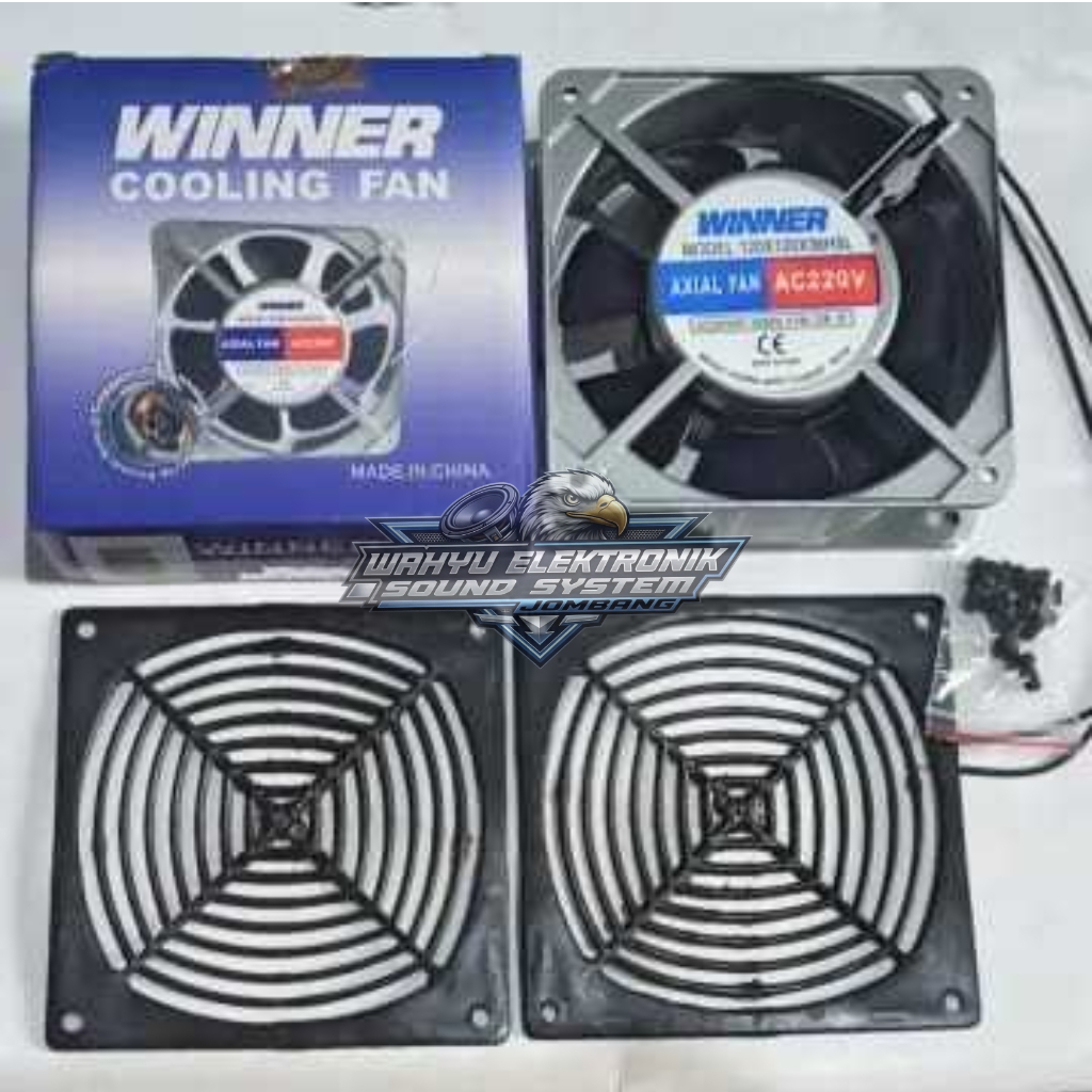 FAN AC / COOLING FAN / Kipas Besi Besar 12X12cm AC 220V Terbaik