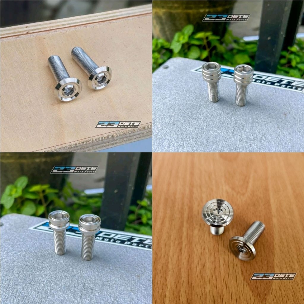 baut breket kaliper probolt stainless M10x25 bottom shock KYB / vixion / scorpio / rx king / fiz r /