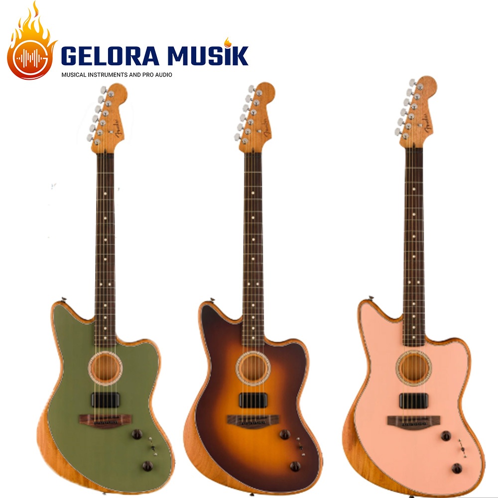 Gitar Akustik Fender Acoustasonic Player Jazzmaster