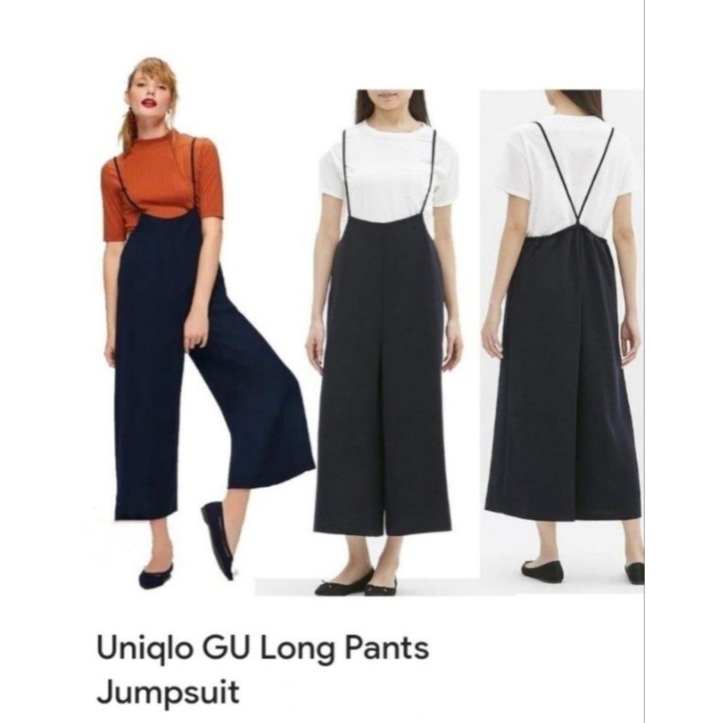 UNIQLO Original, jumpsuit/ overall, celana kulot,