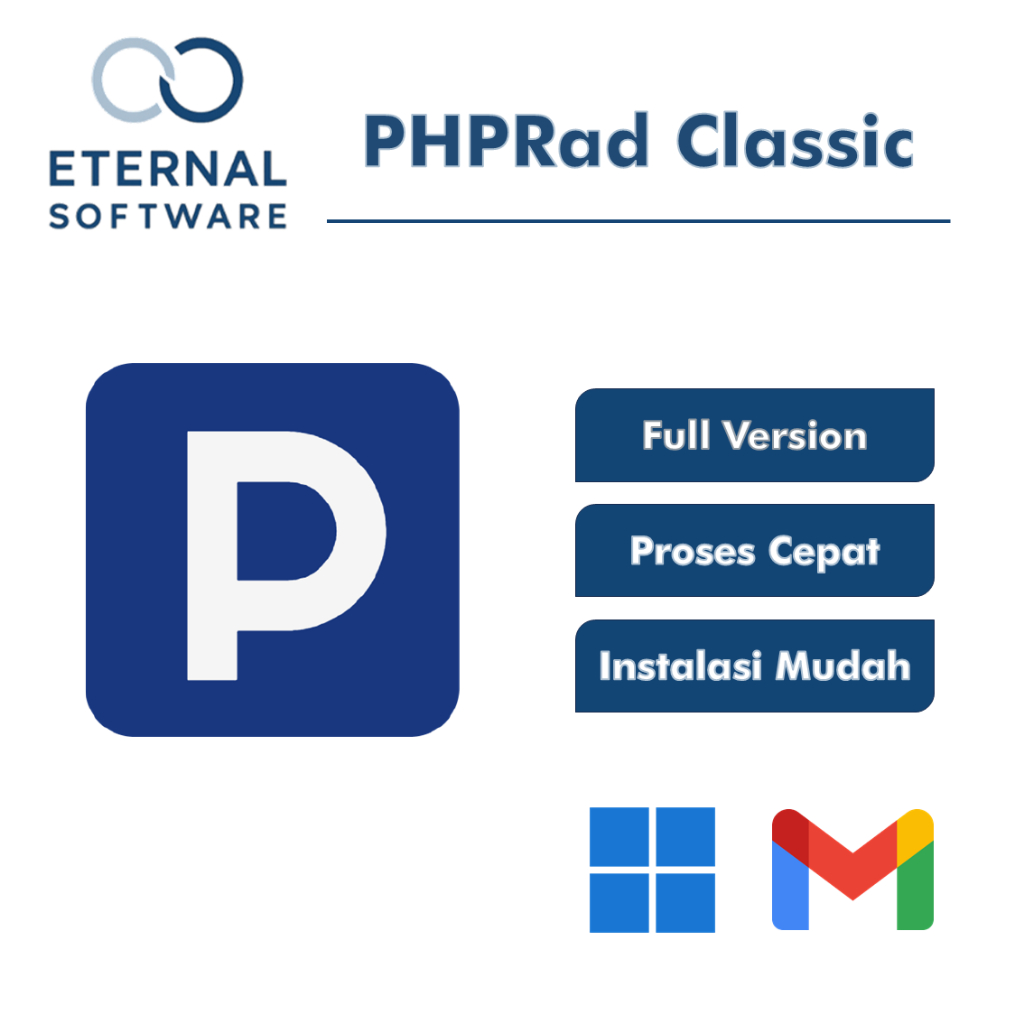 PHPRad Classic Full Version Software Rapid Application Development/RAD Full Lisensi Lifetime