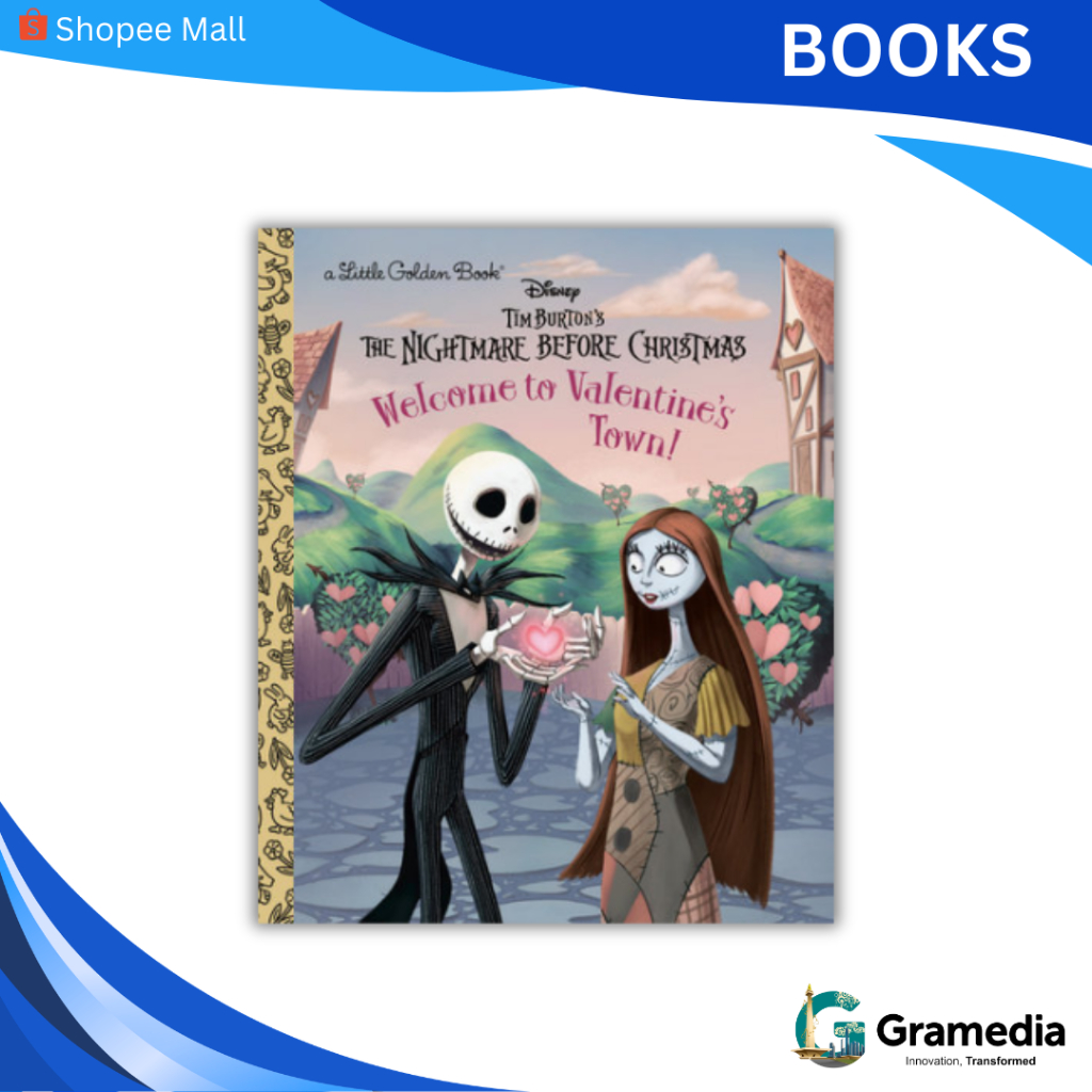 Gramedia MKG - Buku Import Welcome to Valentine's Town (Disney Tim Burton's The Nightmare Before Chr
