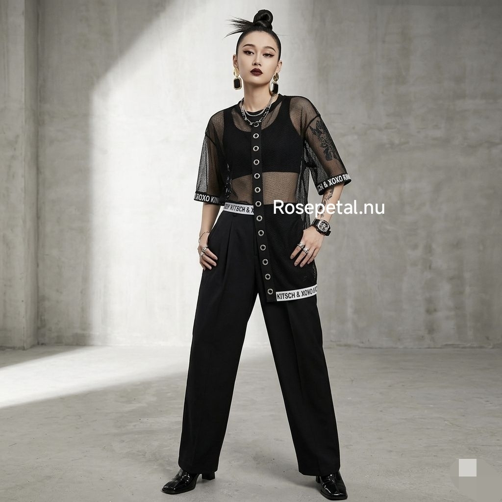 Xoxo blouse harajuku style / blouse outer / outer jaring korean
