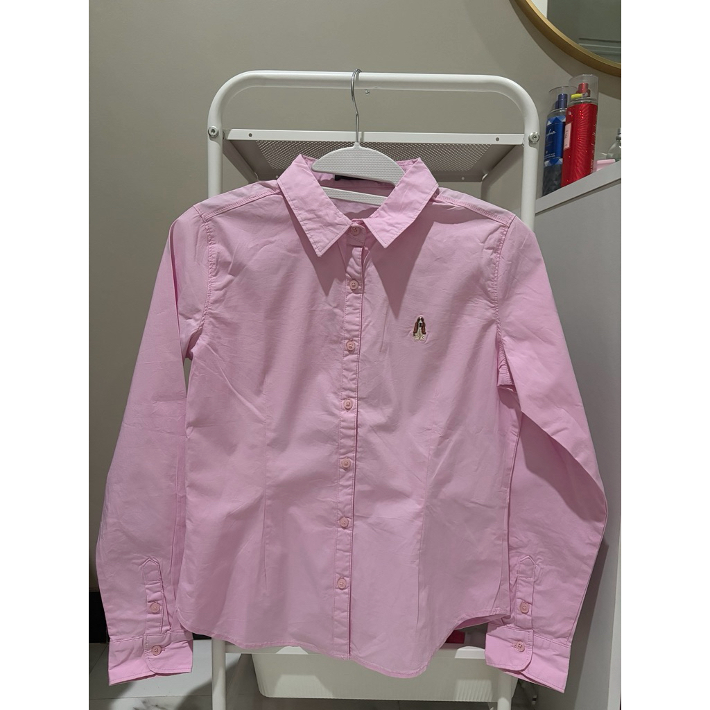(PRELOVED) Hush Puppies Kemeja Dusty Pink - S