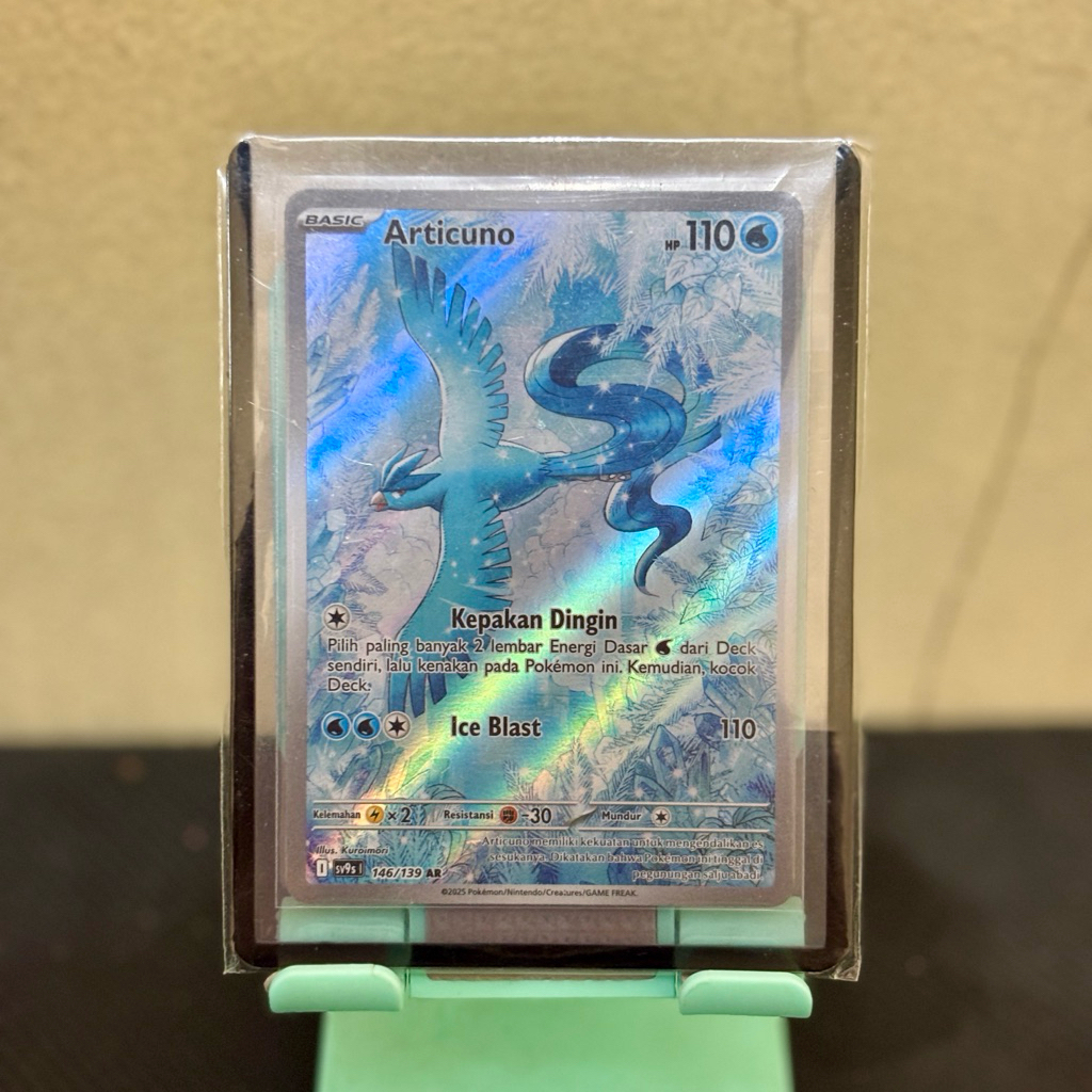 Pokemon TCG - Articuno AR 146/139 Bahasa Indonesia Pack Ikatan Takdir
