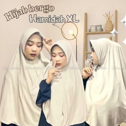 Bergo Hamidah size XL