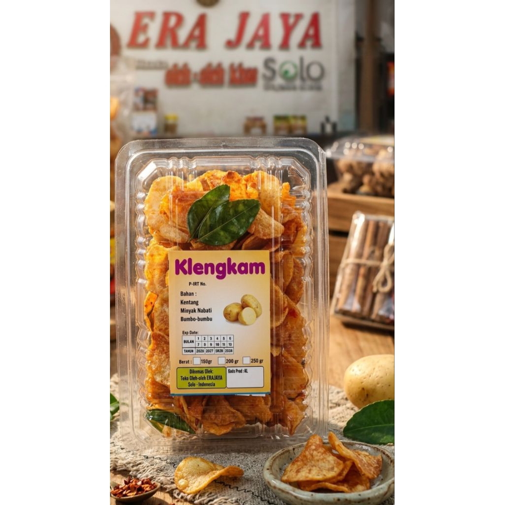 KLENGKAM (KERING KENTANG) ERA JAYA SOLO BERAT 250Gram.