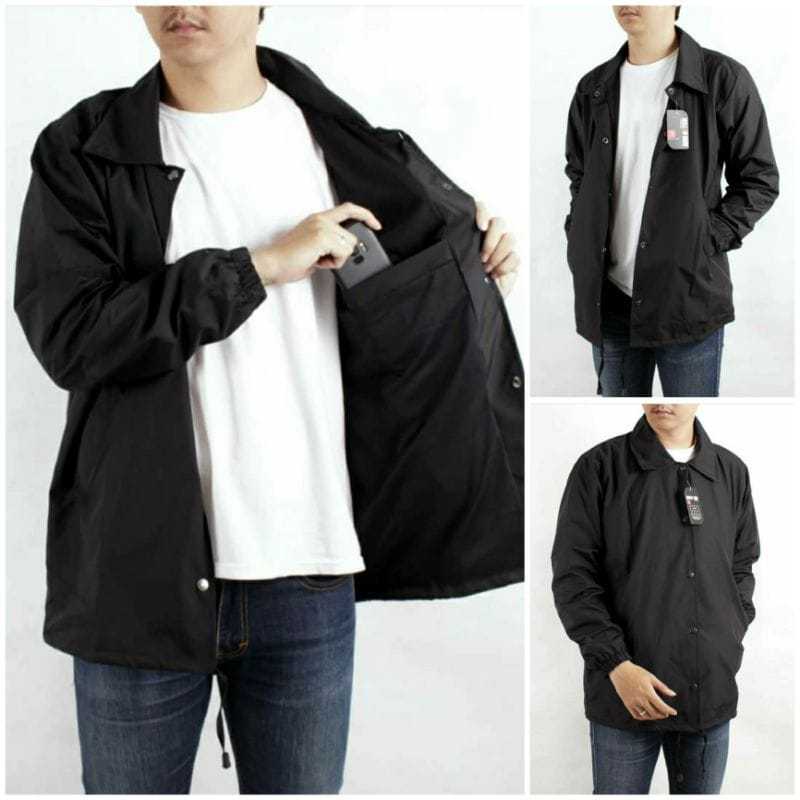 Jaket Coach Polos Original Big Jumbo M.L.XL2XL.3XL.4XL.5XL.6XL.7XL.8XL - Jaket Pria Coach Jacket Hit